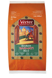 Veetee Fragrant Rice VEETEE BROKEN BASMATI RICE 20 KG
